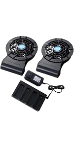 Amazon | [武蔵野ユニフォーム] 電動ファン用ウェア エアセンサー
